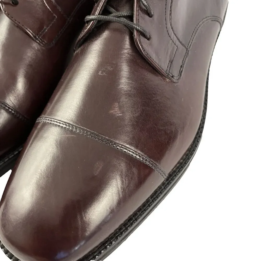 Mens Cole Haan City Cap Toe Oxford Dress Shoes Sz 9.5 M Brown